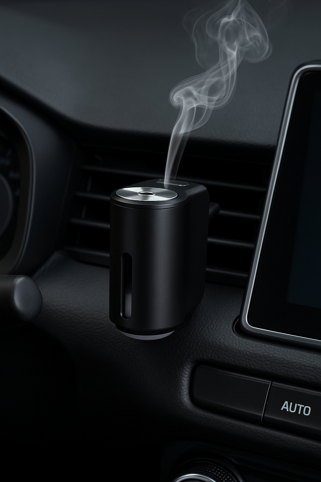 Draagbare Mini USB Geur­diffuser 10ml – Voor Auto, Thuis & Kantoor (Zwart)