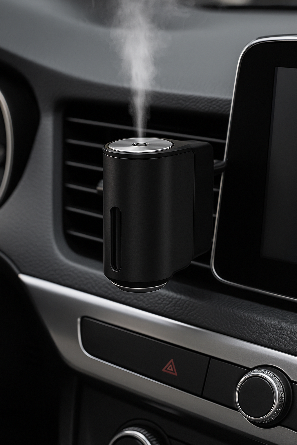 Draagbare Mini USB Geur­diffuser 10ml – Voor Auto, Thuis & Kantoor (Grijs)